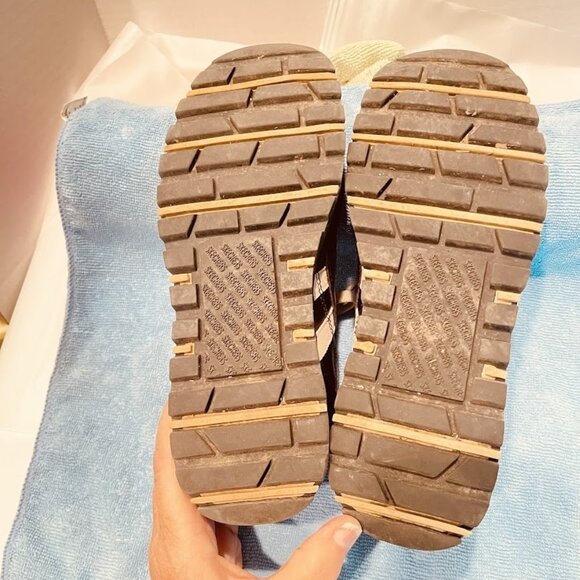 Skechers Shoes Womens Size 7.5 Black Leather Comfort Walking Athletic 45055 Y2K - Picture 9 of 16